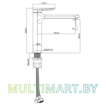 Смеситель Maxonor MN1171-7 картинка 5